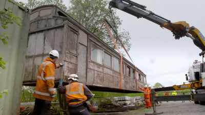 We'll even restore a royal
carriage and a teak monster - Great Rail Restorations with Peter Snow
