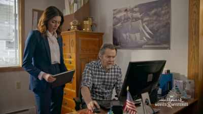 Well, he seemed satisfied
with the log-- - Ruby Herring Mysteries: Prediction Murder