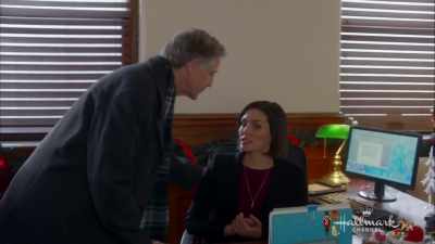 Well, she's in the office
on a phone call, - Christmas Festival of Ice