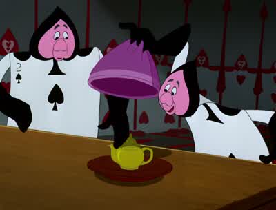 - Well-- - Shh! - Alice in Wonderland