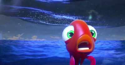 - We'll show you what's what.
- Huh? - Dolphin Boy