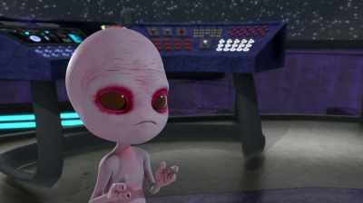 Well sir, we've mined the
planet down to an empty shell. - Panda vs. Aliens