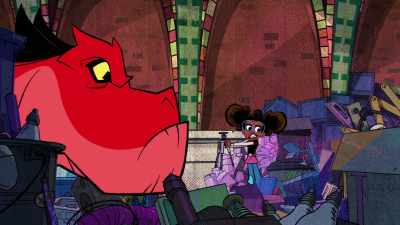 Well, some clown who goes
by Syphon8tr thinks my-- - Marvel's Moon Girl and Devil Dinosaur