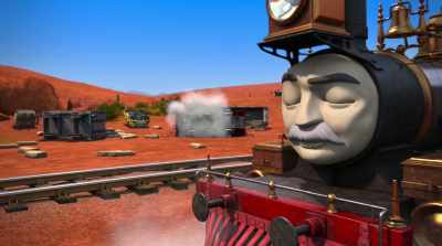 - Well, sometimes they just
lie there in the dust - Thomas & Friends: Big World! Big Adventures! The Movie