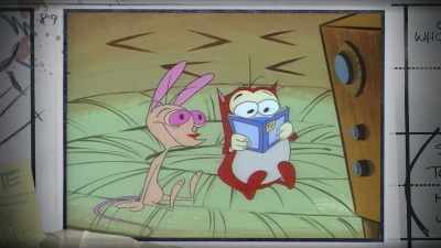 Well, Stimpy, what's on TV tonight? - Happy Happy Joy Joy: The Ren & Stimpy Story