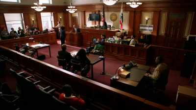We'll take a recess.[ gavel bangs ] - All Rise