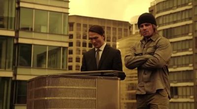 We'll take
our position here. - Arrow