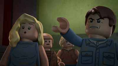 We'll take them towards
the Visitor Center, - LEGO Jurassic Park: The Unofficial Retelling