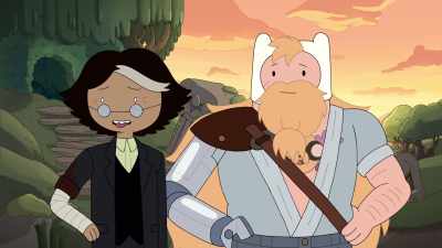 Well, thanks, Finn,
for... everything. - Adventure Time: Fionna & Cake