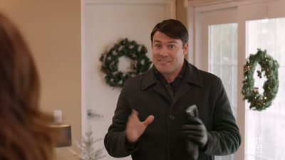 - Well, thanks.
- Yeah, and thank you, by the way. - A Brush with Christmas
