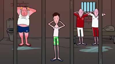 Well, that was Brandon,
banged up abroad, shocking! - My Old School