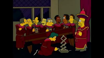 - Well, that's just an excellent break.
- Most assuredly. - The Simpsons