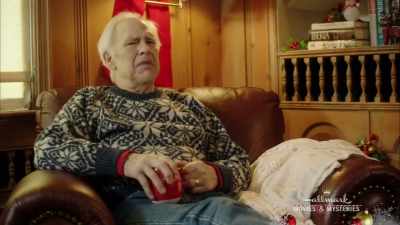 Well, that's not a very
Merry Christmas face. - Romance at Reindeer Lodge