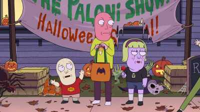 - Well, that's even worse.
- Okay, we should really throw it - The Paloni Show! Halloween Special!