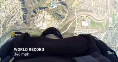 Well, the current record
for speed skiing is 158 miles an hour. - White Rabbit Project