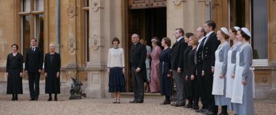 Well the day has dawned and the weather proves - Downton Abbey