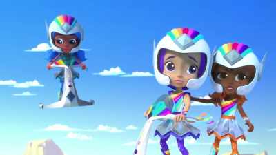 Well, the logical thing to do
with that trash pile is-- - Rainbow Rangers