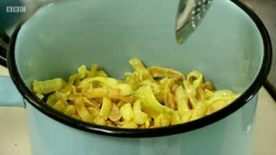 Well, the match will be over by the time this is served. - Back in Time for Dinner