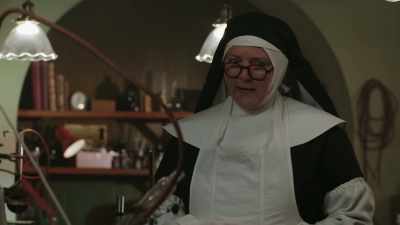  Well, the polish may
 have created a barrier, - Sister Boniface Mysteries