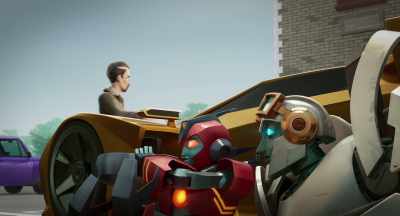 Well, the principal
will hear about this. - Transformers: EarthSpark