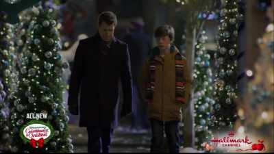 Well, the square is divided
between the two towns, - It's Beginning to Look a Lot Like Christmas
