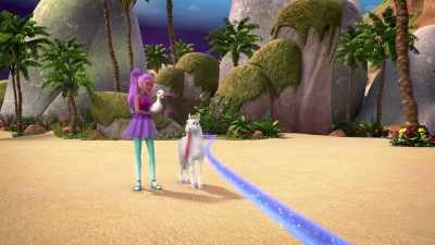 Well, the trail ends here,
so she must be inside. - Barbie: A Touch of Magic