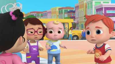 Well, the wheels are definitely
not going round and round any more. - CoComelon Lane