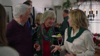 Well, you think he's stubborn,
Becca's a human hard hat. - Christmas Unleashed