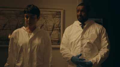 Well, this this crime scene
is contaminated to hell. - Coroner