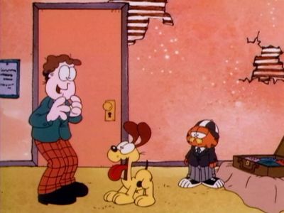 Well time's wasting come on guys let's hit the pool - Garfield in Paradise
