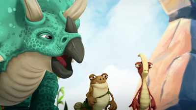 Well, Tiny did have
her rough spots today... - Gigantosaurus