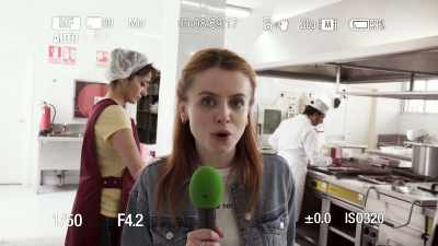 Well, today, I'm in our school kitchen - Living the Dream