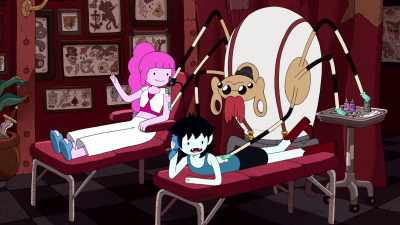 Well, trying to get tattoos. - Adventure Time: Fionna & Cake