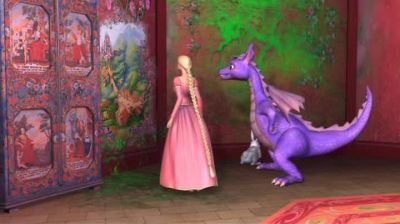 Well twist my tail - Barbie as Rapunzel