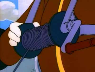 We'll use the jeep's engine - DuckTales