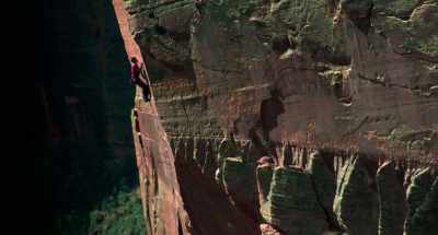 Well, that wasn't where you
stopped, because that next challenge then - Free Solo