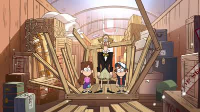 Well, we didn't fit through the hole. - Gravity Falls