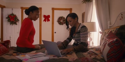 - Well, we were shooting
footage this morning with Dez. - Christmas with a Kiss