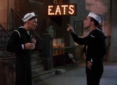 Well, we'll have to do
with what you've got. - Anchors Aweigh