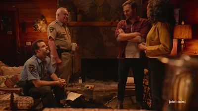 We'll... We'll say our prayers
and everything, yeah. Yeah. - Adult Swim Yule Log