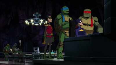 Well, we've certainly
counted him out before. - Batman vs Teenage Mutant Ninja Turtles