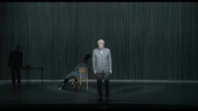 - Well, what happens is...
- (MUSIC STARTS) - David Byrne's American Utopia
