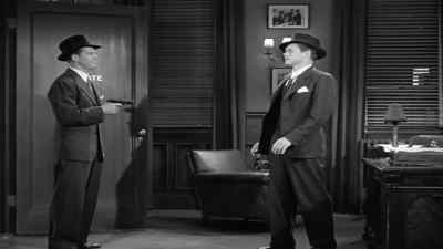 Well, what were you looking for,
a stamp? Get your hands up! Up! - Shadow of the Thin Man