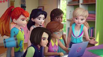 Well,
whoever he really is, - LEGO Friends: Girls on a Mission