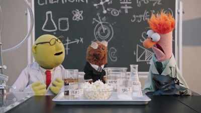 -Well, but why?
-Well, obviously, - Muppets Now