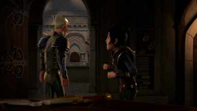 -Well, we won't let you down.
-[groans] - Wizards: Tales of Arcadia