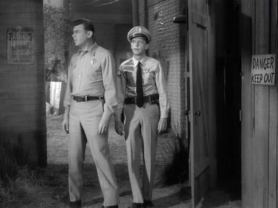 WELL, YOU CHECK
BACK OF THE STORE - The Andy Griffith Show
