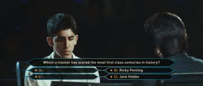 Well, you were right about Sachin Tendulkar. - Slumdog Millionaire
