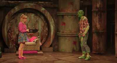 - Well, you're my hero!
- Oh... - The Toxic Avenger: The Musical