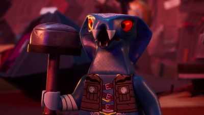 Well, you're not taking us,
wolf face clowns! - LEGO Ninjago: Dragons Rising